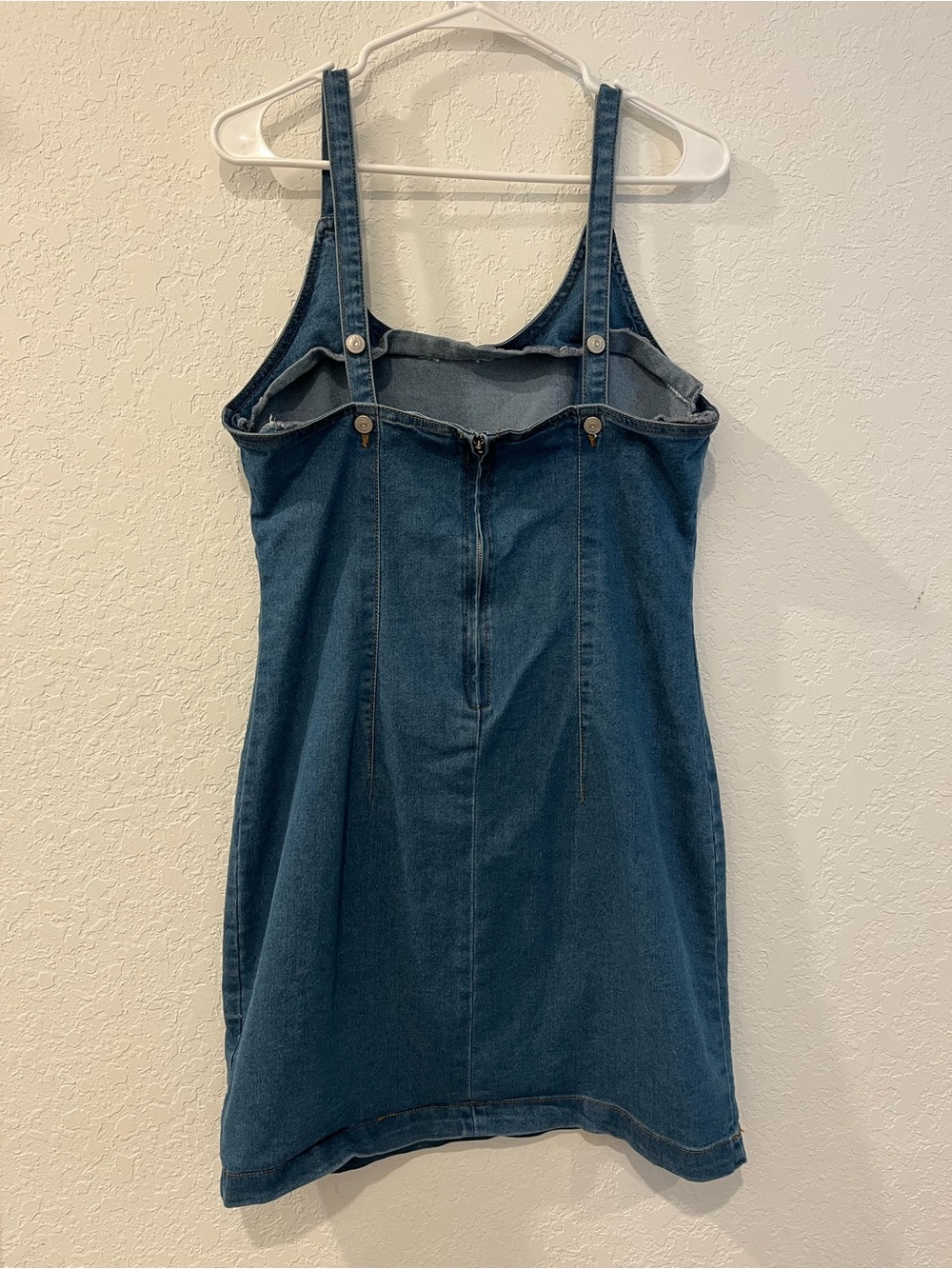 Highway Jeans Light Blue Denim Dress with Contrast Stitching - Picture 4 of 9